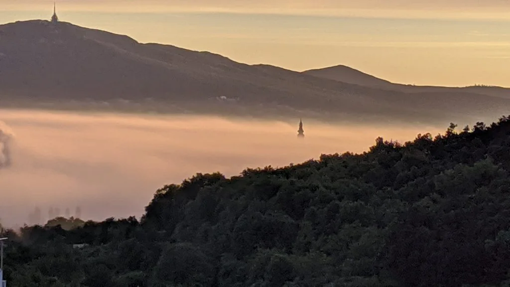 Klokočina ráno o piatej... Krása!