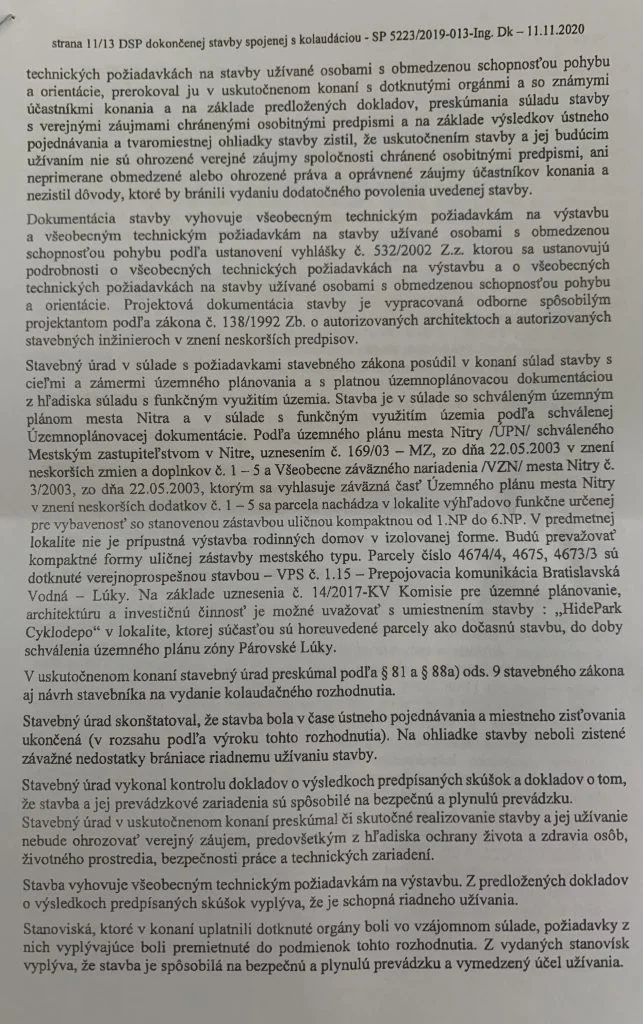 Čierna stavba HIDEPARK: Bude sa búrať ďalšia kontajnerová stavba? Dokumenty o dodatočnom povolení stavby a kolaudácii