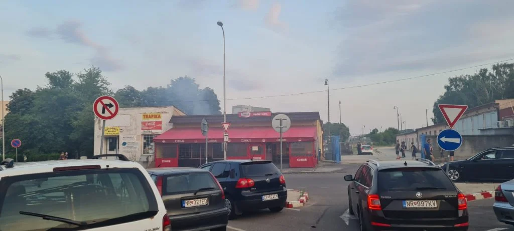 NITRA: Požiar na vlakovej stanici