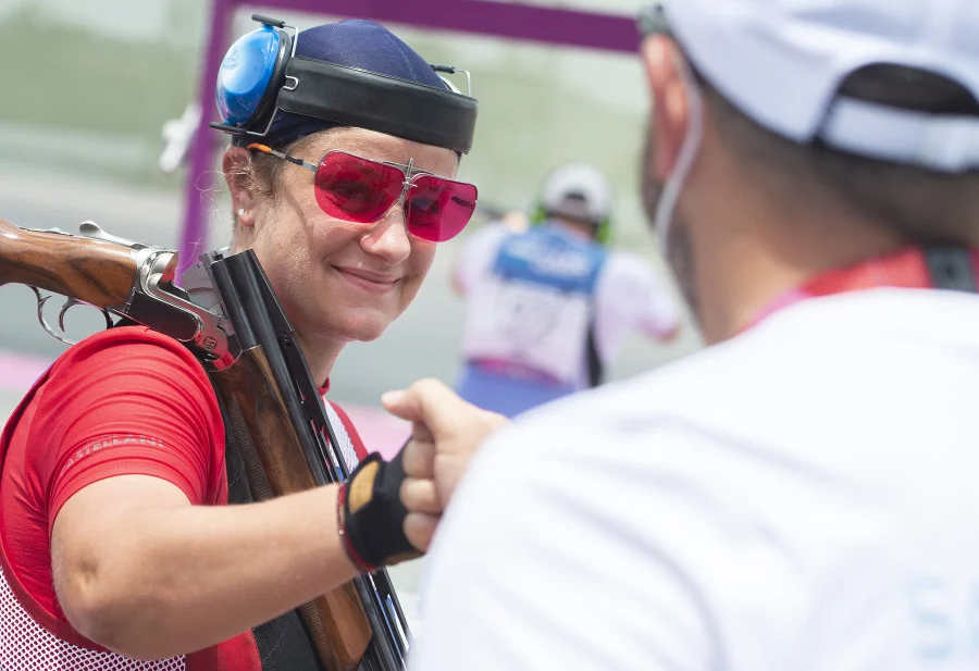 BLAHOŽELÁME: Zuzana Rehák Štefečeková si vystrieľala v trape zlato