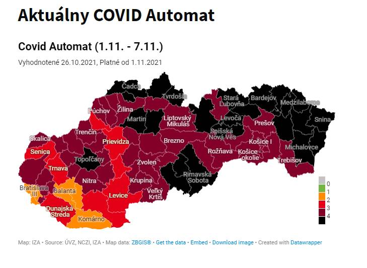 POZOR: V našom kraji sú už tieto mestá BORDOVÉ, Topoľčany sú ČIERNE