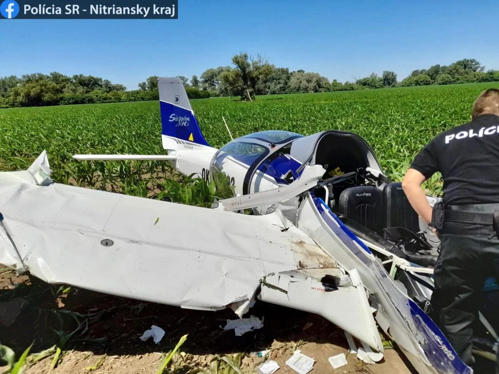 V komárňanskom okrese havarovalo športové lietadlo