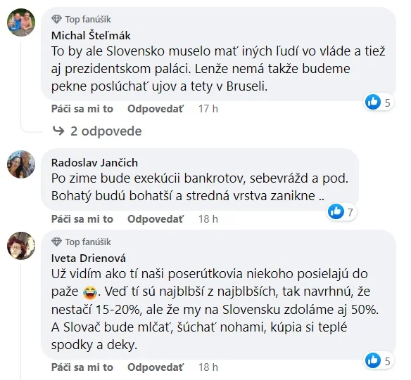 EÚ prikazuje znížiť spotrebu plynu! Nasrdení Slováci jej posielajú štipľavé odkazy. „Toto je ako v nejakej totalitnej džamahírii,“ soptí Taraba