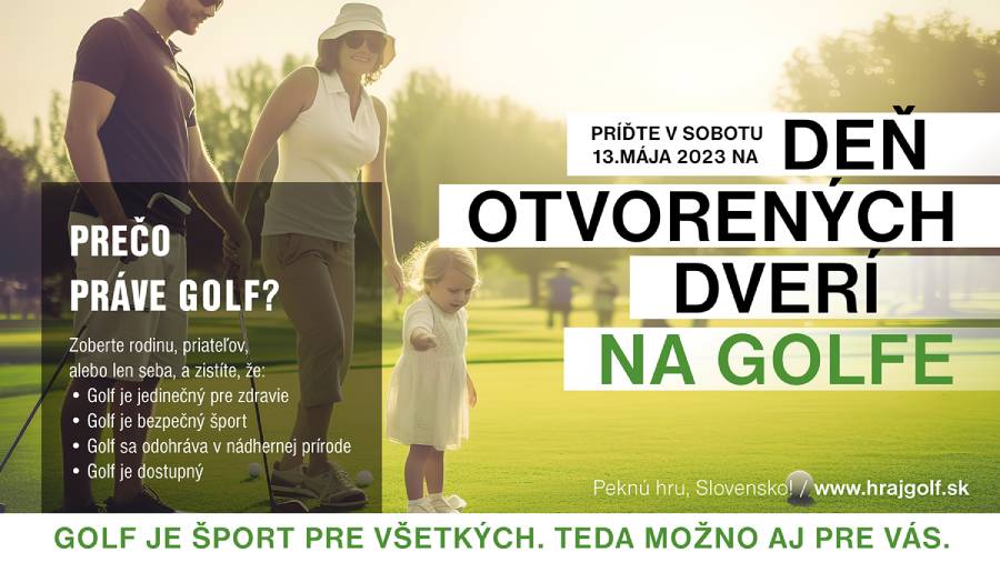 Golfové kluby otvárajú svoje brány počas Národného dňa golfu 2023