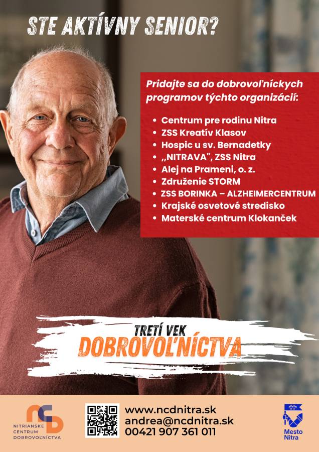 Tretí vek dobrovoľníctva: Pre seniorov pripravili zaujímavé dobrovoľnícke programy