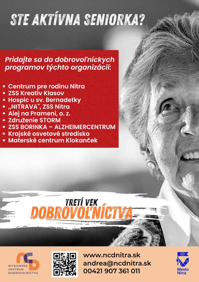 Tretí vek dobrovoľníctva: Pre seniorov pripravili zaujímavé dobrovoľnícke programy